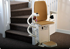Platinum curved stairlift