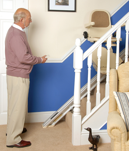 Brooks New Lincoln stairlift